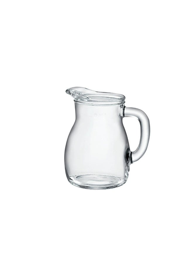 500 ملي إبريق تقديم زجاجي شفاف بسعة – تصميم بيسترو أنيق للماء والعصير والشاي المثلج – أدوات مشروبات شفافة وعملية للمناسبات والاستخدام اليومي - Image 2